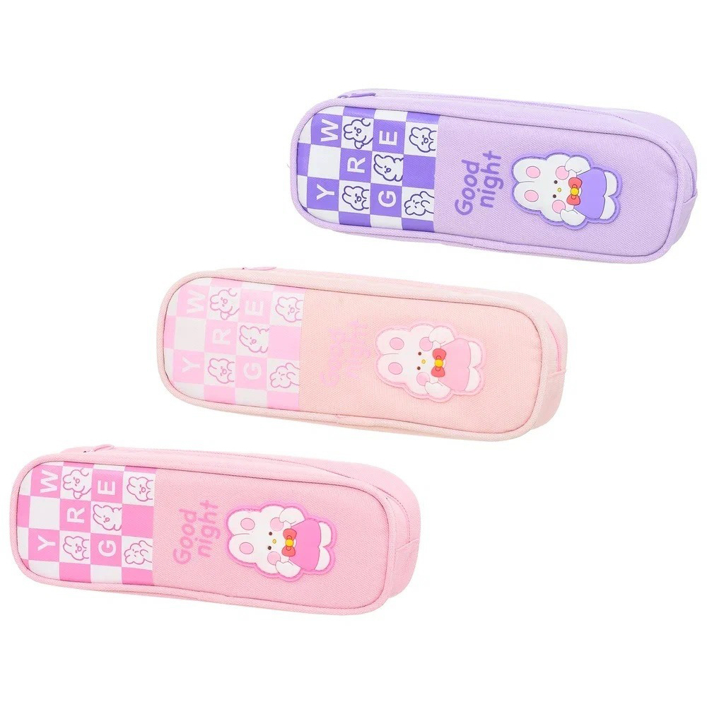 Пенал-косметичка Basir без наполнения, 21,5*7,5*5,5 см, серия "Зайчик", ассорти