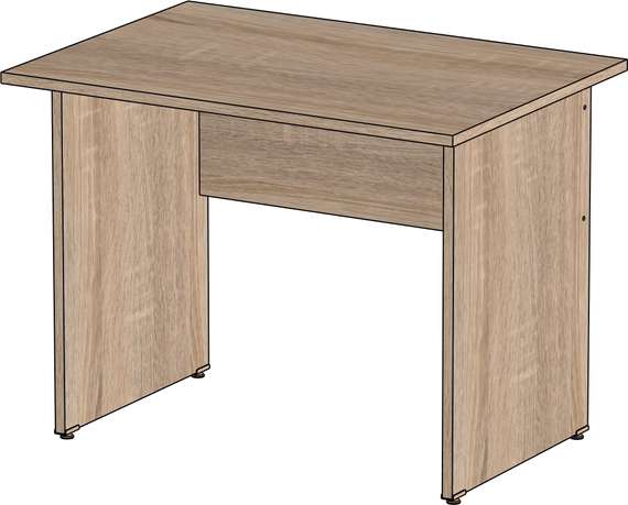 Стол письменный Стандарт Про дуб сонома