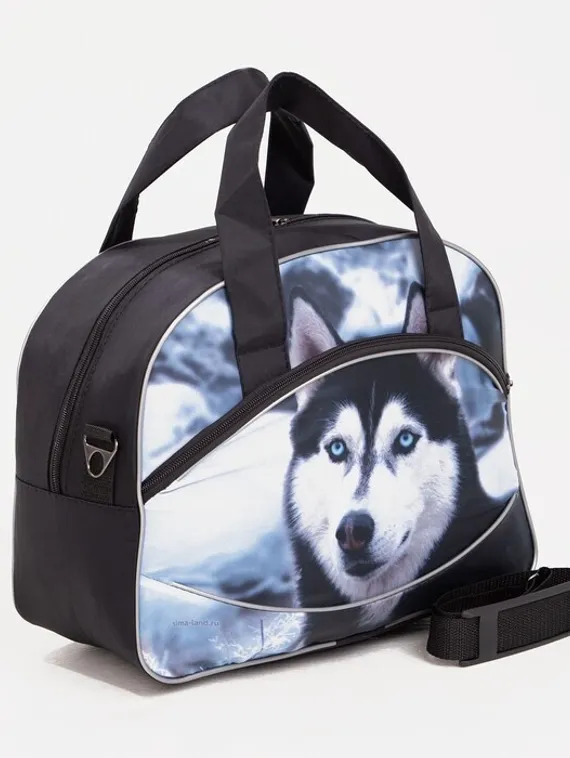 Чемодан на молнии 19&quot;, дорожная сумка, цвет чёрный