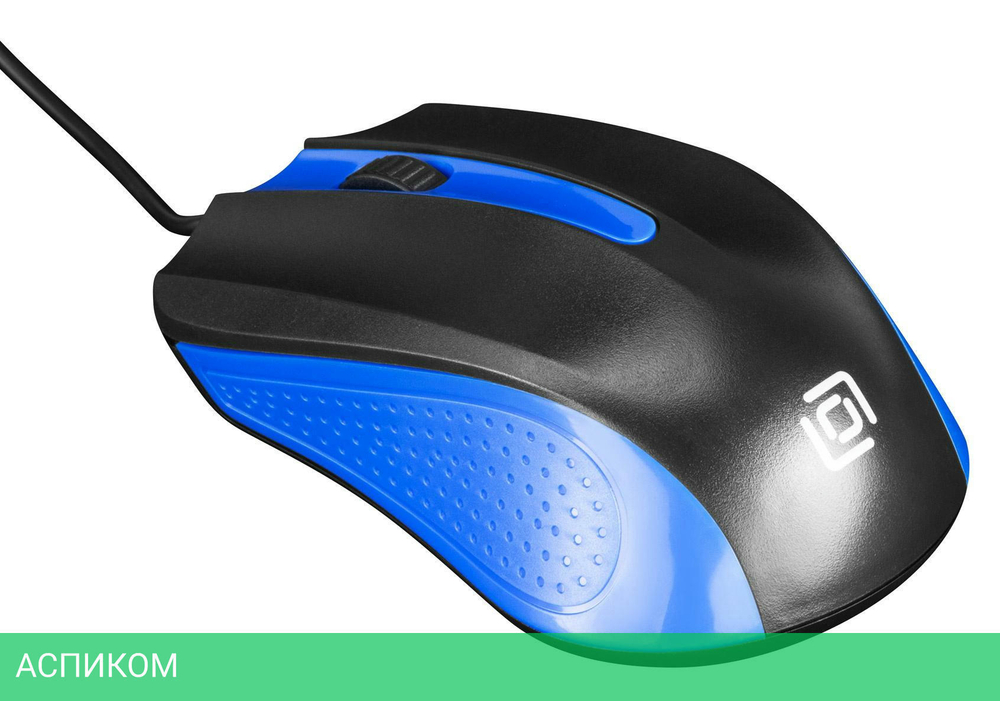 Мышь Oklick 225M Black/Blue (288233)
