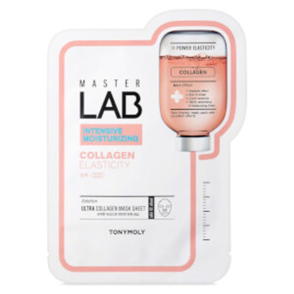 Tony Moly Маска тканевая для лица с коллагеном - Master lab collagen mask sheet, 19мл