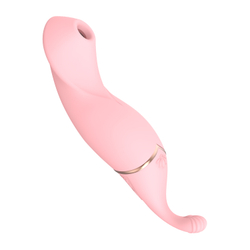 BeYourLover Angelina - Вакуумный вибростимулятор со сменными насадками и управлением через приложение