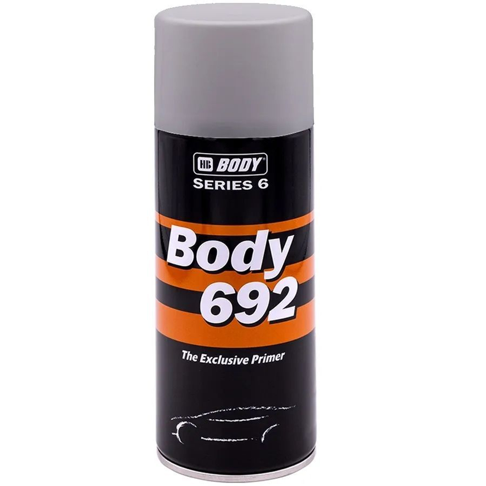 Грунт-наполнитель аэрозольный 1К серый BODY