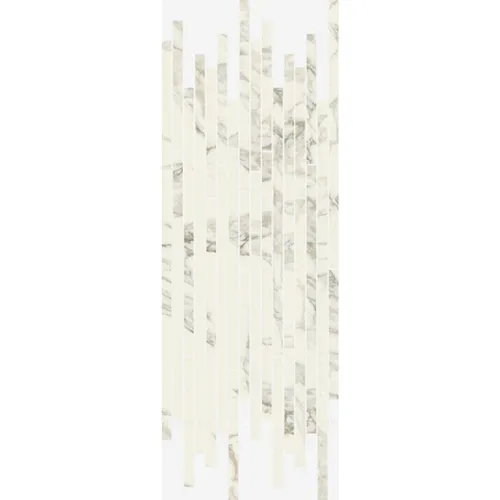 Декор Italon Шарм Делюкс Арабескато Стрип 26х75 керамогранит белый Упак. 5 шт. 0,98 кв.м.