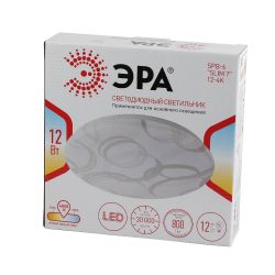 Светильник потолочный светодиодный ЭРА Slim без ДУ SPB-6 Slim 7 12-4K 12Вт 4000K