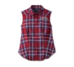 Рубашка без рукавов Faith YD Plaid Winery Harley-Davidson
