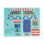 Конструктор Машинка "Книжный магазин" (FOFA)