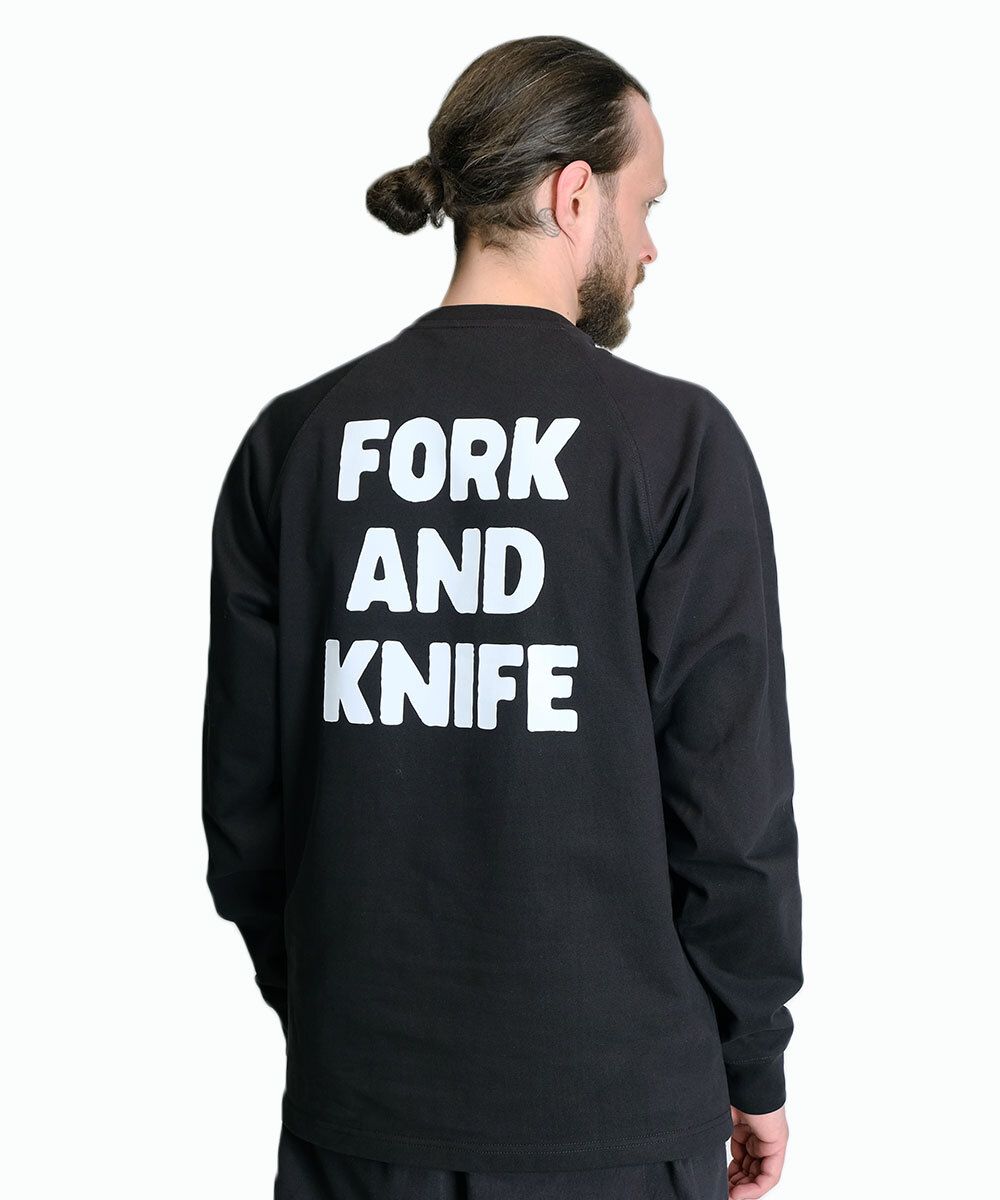 Лонгслив Hardlunch F&K черный