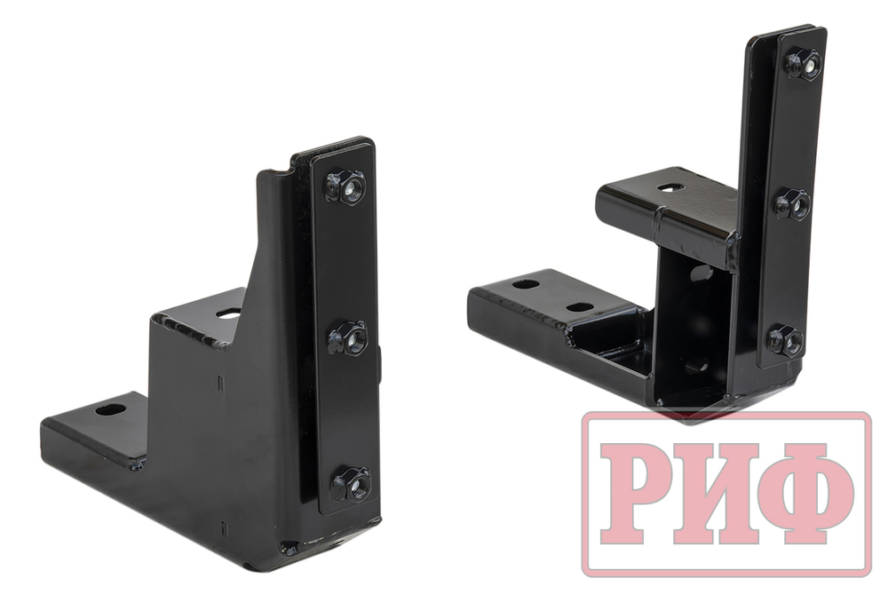 Бампер силовой передний Toyota Land Cruiser 100 2002+ с доп. фарами и защитной дугой РИФ