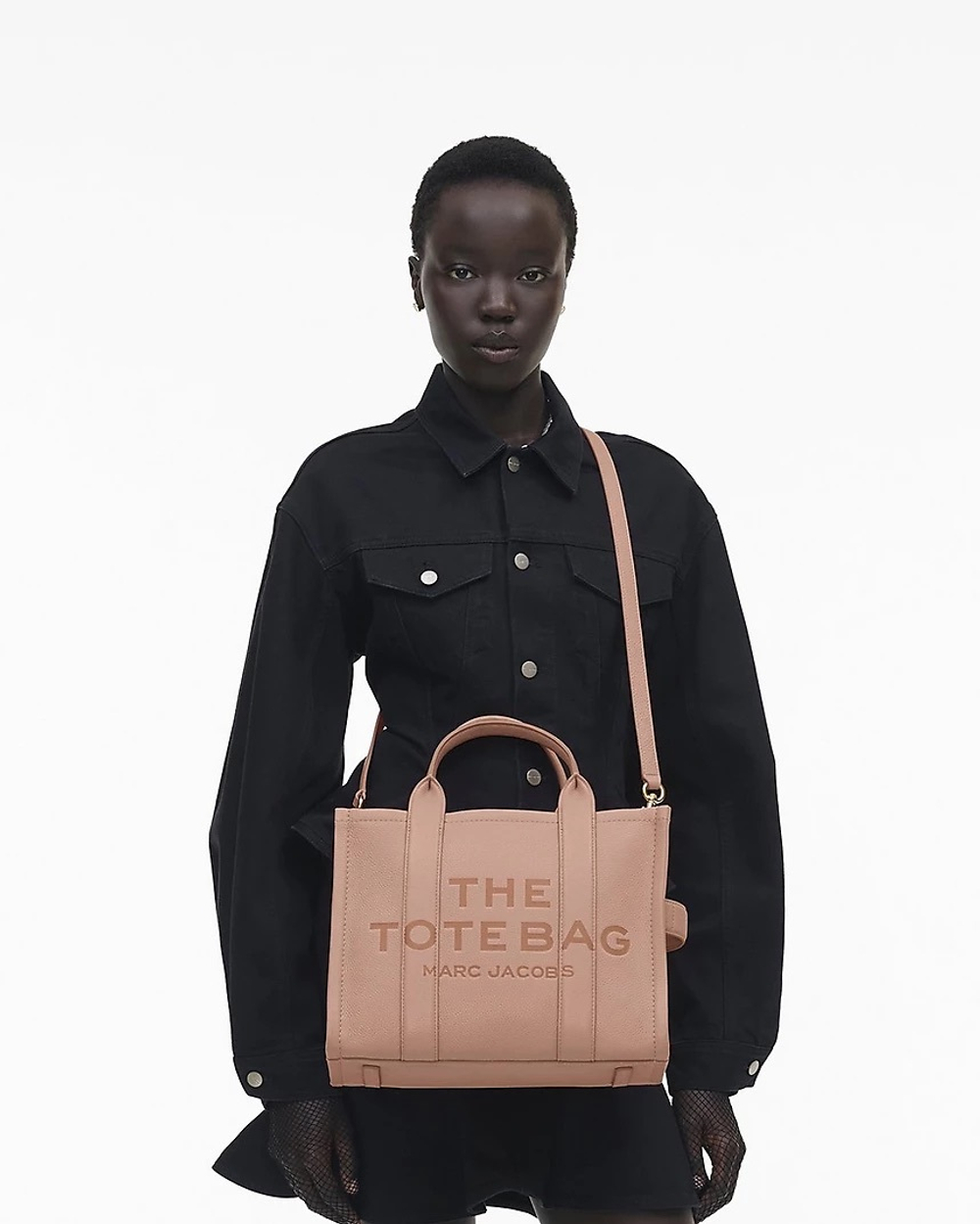 Сумка MARC JACOBS THE LEATHER MEDIUM TOTE BAG “Rose”