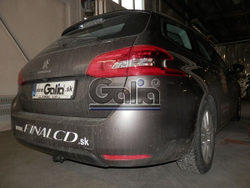 Фаркоп оцинкованный Galia C068A для Citroen C4 Picasso, C4 Grand Picasso 2013-, Peugeot 308 хетчбек, универсал 2013-(паспорт и сертификат в комплекте)(без электрики)