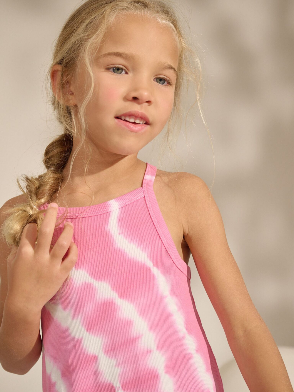 Сарафан летний для девочки Next AH9-598, Розовый