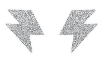 Серебристые пэстисы-молнии Flash (Цвет: серебристый)