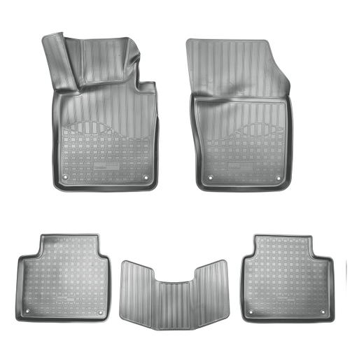 Ковры в салон Norplast/Unidec для Volvo S90 (2016-)Полиуретан,Серый, арт.NPA11-C96-140-G