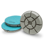 Пад алмазный полировальный TOPALMAZ белый по бетону (размер: 100*10 мм). Зернистость #50, 100, 200, 400, 800, 1500, 3000 грит