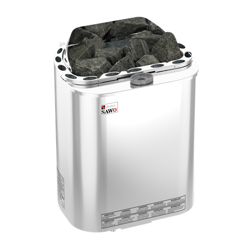 Электрическая печь SAWO SCANDIA COMBI SCAC-60NS-Z (6 кВт, с парогенератором,внутри оцинковка, снаружи нержавейка), выносной пульт (пульт и блок мощности докупаются отдельно)