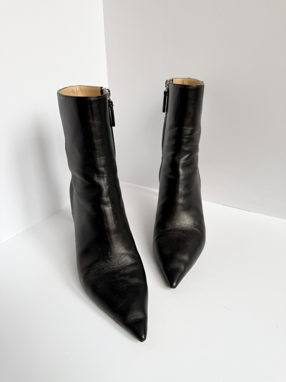 Кожаные ботильоны Kiton, 38,5