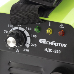 Сварочный аппарат инверт, Сибртех, ИДС-250, 250 А, электрод