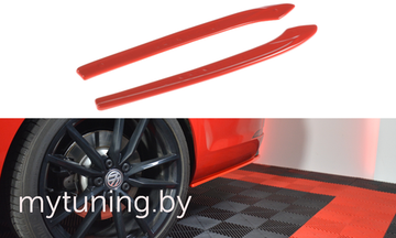 Сплиттеры бампера заднего боковые для VOLKSWAGEN Golf VII R Variant (17-...)