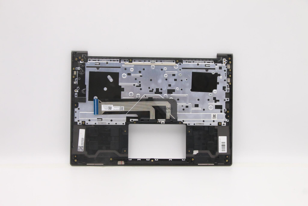 Верхняя панель с клавиатурой (топкейс) для ноутбука Lenovo Yoga Slim 7-13ITL05 с подсветкой, серая , раскладка - русская (5CB1B01267)