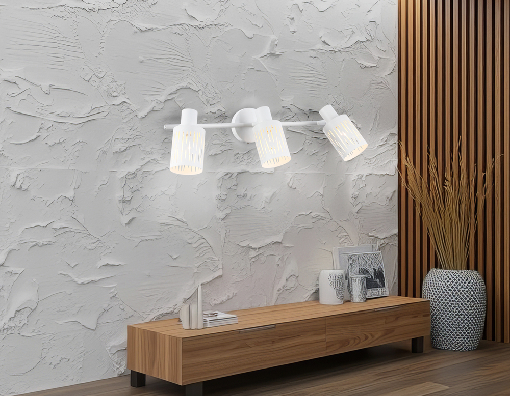 Светильник накладной TR8665/3 WH белый E14/3 max 60W 560*100*190