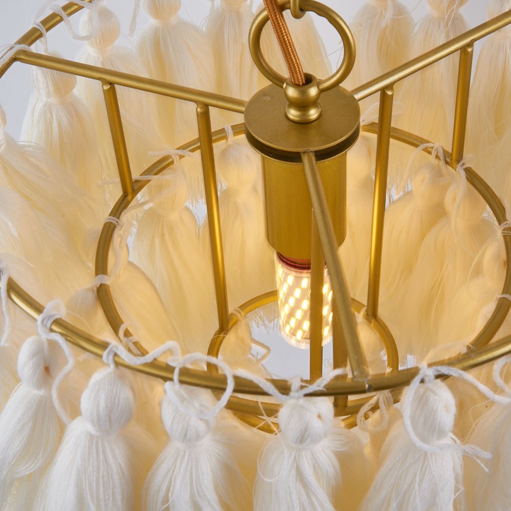 Настенный Светильник Tassel Wall Бежевый By Imperiumloft