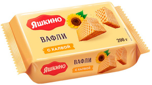 ВАФЛИ ЯШКИНО С ХАЛВОЙ 200ГР