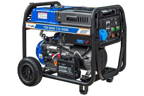 Бензиновый сварочный генератор TSS PROF GGW 7.0/200E