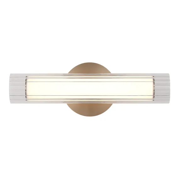 SL2010.121.01 Светильник настенный ST-Luce Никель/Белый, Прозрачный LED 1*7W 3000K/4000K ENFYS
