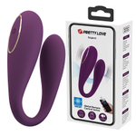 Лиловый вибратор для двоих с управлением через приложение Pretty Love Vibrator August Purple BI-014582HP-1
