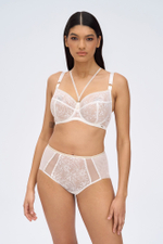 Белый бюстгальтер с мягкой чашкой Chiara Gold (Размер: 95F) (Цвет: белый)