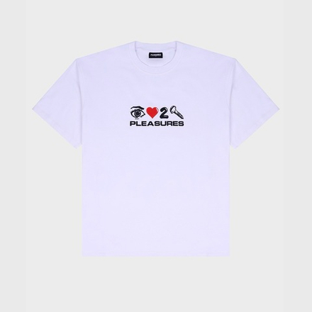 Футболка Pleasures Screw Heavyweight White