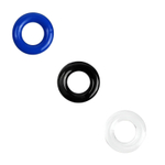 Набор из трех разноцветных эрекционных колец Erowoman-Eroman (Цвет: разноцветный)