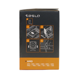 Кулер для CPU TESLA SHADOW SE213, 1х120мм, 800-1800rpm, 4-pin, Al+Cu, черный-белый, 57CFM, 24дБ, 3-PIPE(прямой контакт), TDP 150Вт, INTEL 1700/1200/115x/775/1366, AMD AM5/AM4/AM3(+)/AM2(+)/FM2(+)/FM1/754/940/939 (TSL-SE213)