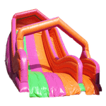 Детский надувной батут-горка "Яркий день"