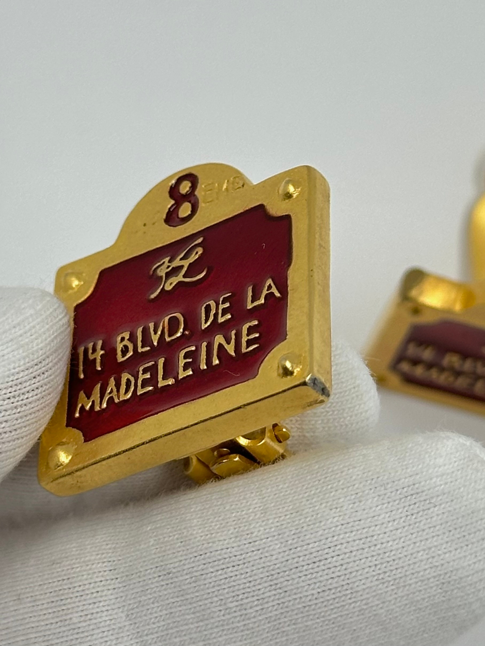 Клипсы 14 Blvd de la Madeleine Karl Lagerfeld