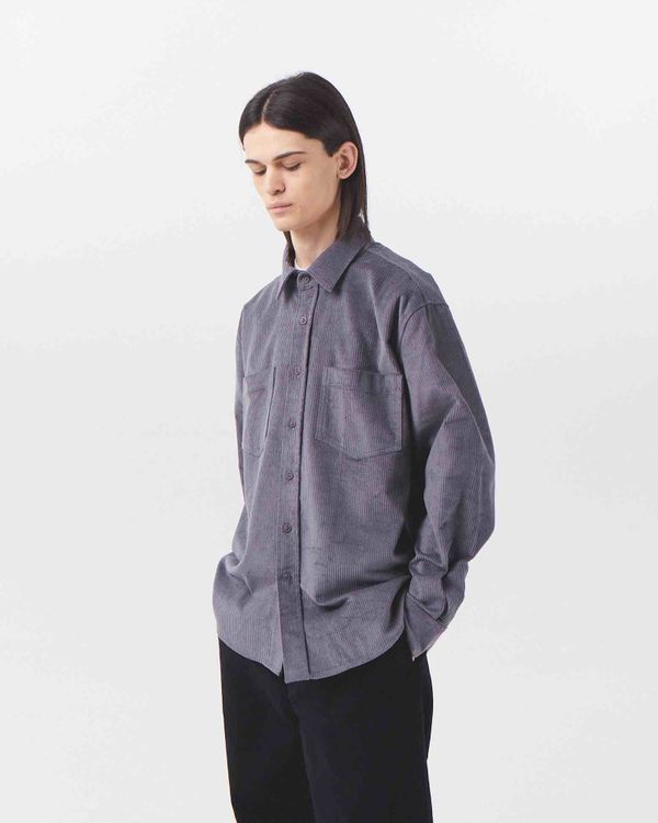 Рубашка FW23 Velvet Smoke Grey Серая - фото 8