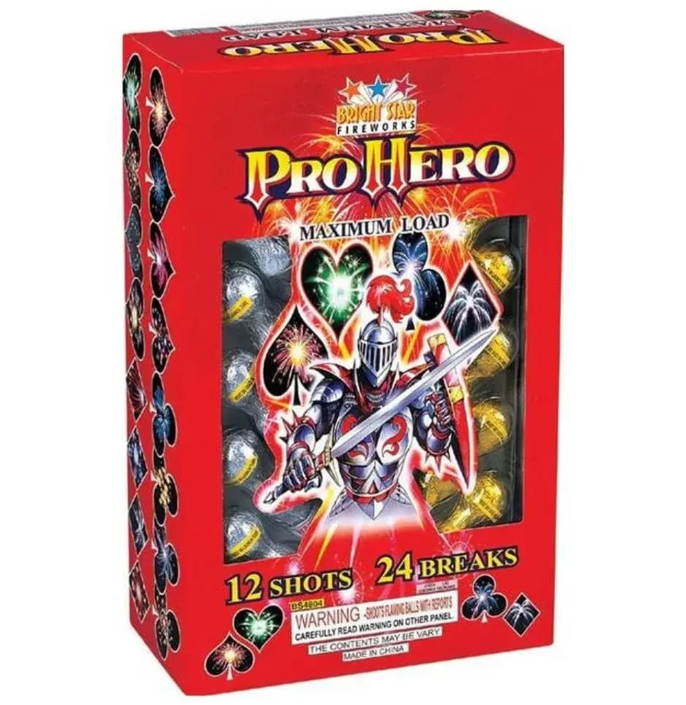 BS4804 Pro Hero: набор 12 фестивальных шаров 50 мм двойного действия.