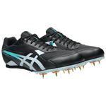 ASICS Black Blue Track And Field Shoes Unisex