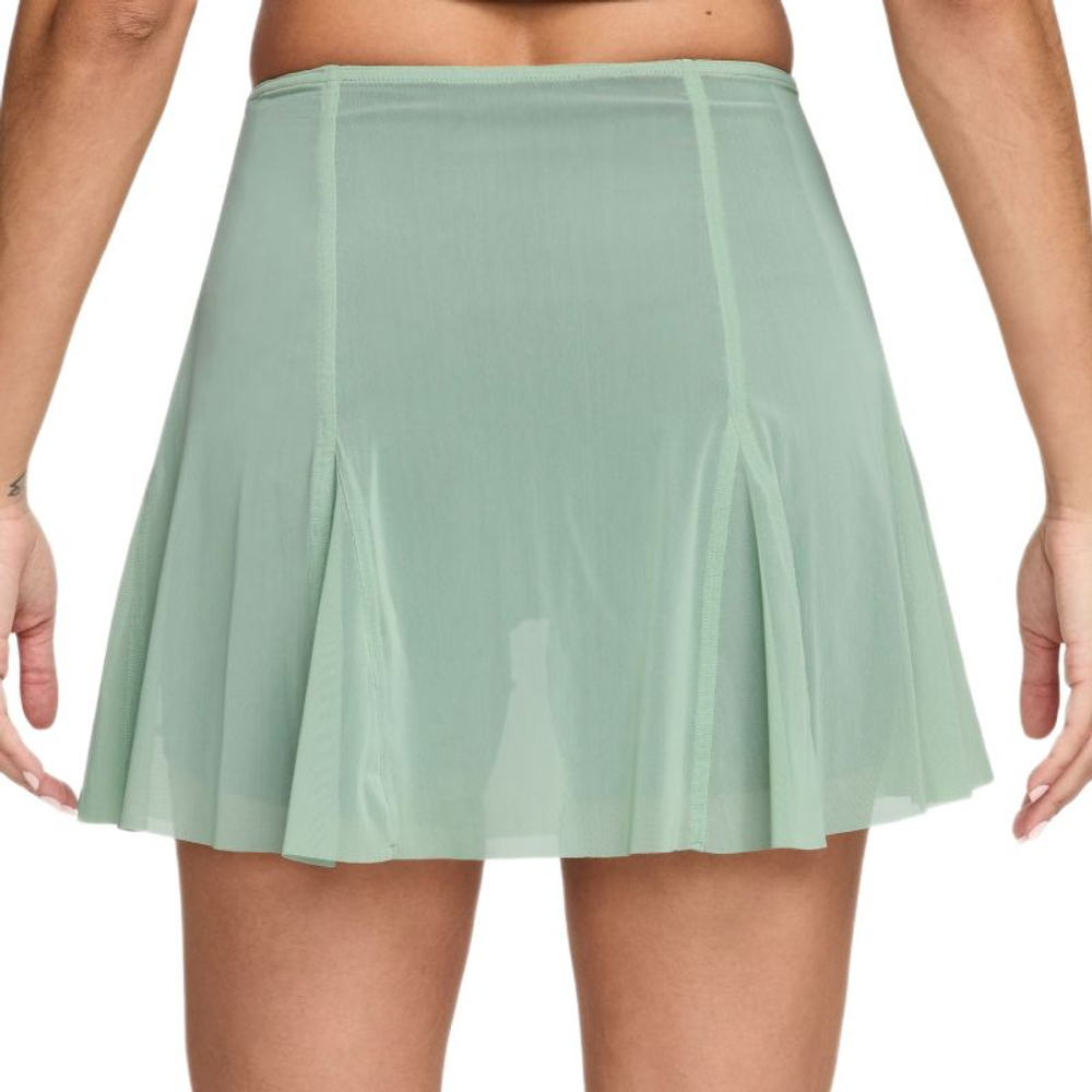 Теннисная юбка Nike Court Paris Slam High Waisted Tennis - steam/black spruce/black