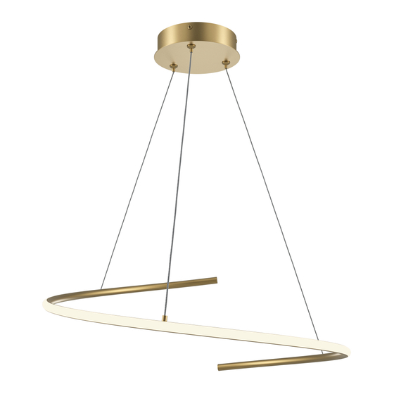 Люстра светодиодная Maytoni Curve MOD242PL-L33BSK