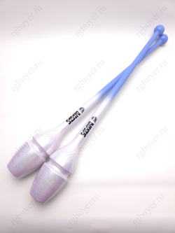 Булавы Sasaki 44 см Aurora Glitter: ICBU×ICP (IceBlue×IcePink)