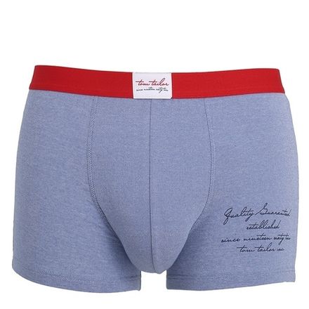 Мужские трусы боксеры серо-голубые Tom Tailor 70302/1201 620