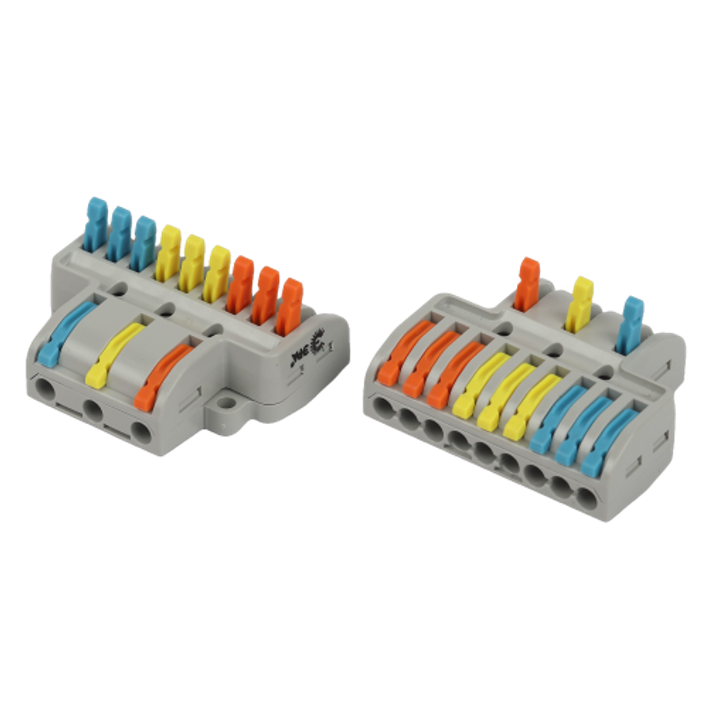 Клемма ЭРА NO-225-409 проходная разветвительная 222-4139 с рычагами 3/9 полюсов 0.08-2.5/4 мм2 (упаковка 10 шт.)