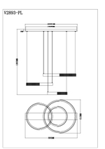 Светодиодный подвесной светильник с пультом Moderli V2893-PL Novas