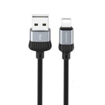 Кабель Borofone BX28 USB (m) Lightning 1.0 м 2.4 А силикон черный (1/360)