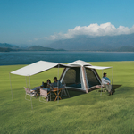 Палатка Naturehike Ango Air Pro, 4-местная, быстросборная, надувной каркас, серая, артикул CNK2550WS017-4G