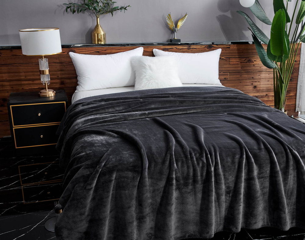 Покрывало 220х240 Sofi De MarkO София антрацит