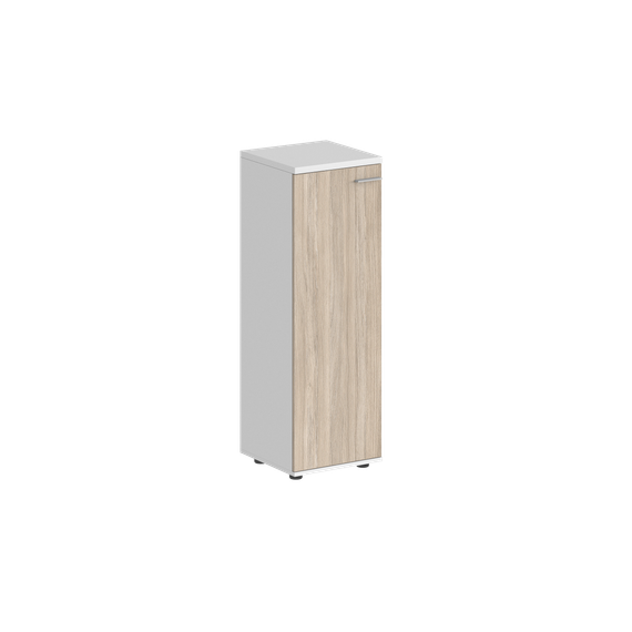 Шкаф средний Сигма  400х400х1200, 1 дв., з.ст HDF, левый