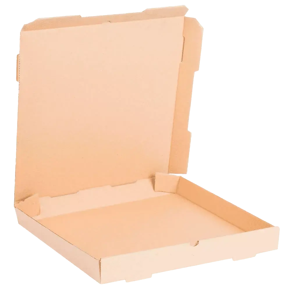 Гофролоток пицца 500*500*40 ТК-23 К Е корич. без печати (1/50)